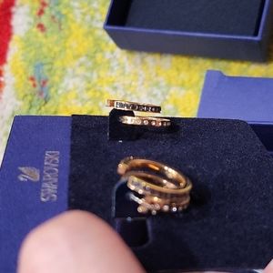 Swarovski hoop earrings